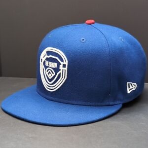 New Era,The Show 15th Anniversary MLB Blue Cap with White/Red Accents.